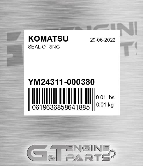 YM24311000380 Seal O-ring