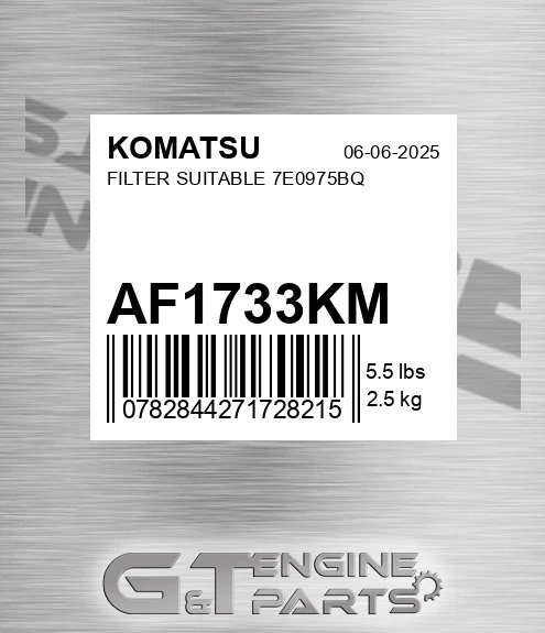 AF1733KM Filter Suitable 7e0975bq