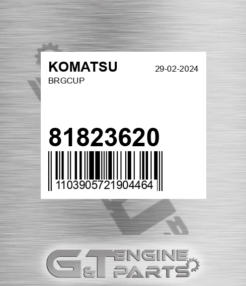 81823620 Brgcup for KOMATSU