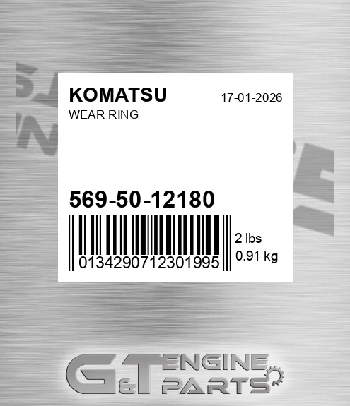 569-50-12180 Wear Ring for KOMATSU
