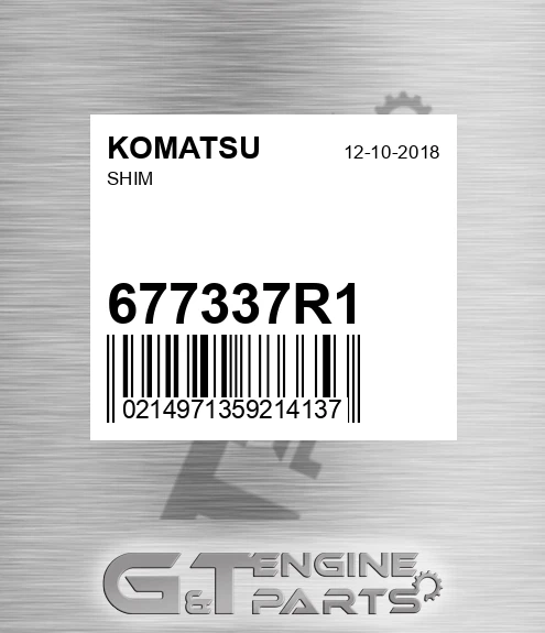 677337R1 Shim