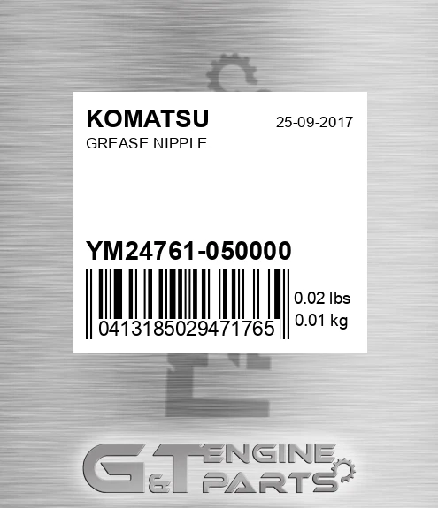 YM24761050000 Grease Nipple