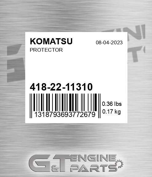 418-22-11310 Protector for KOMATSU