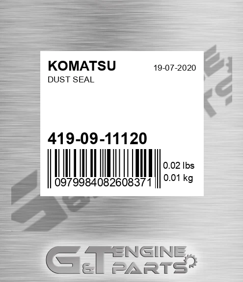 419-09-11120 Dust Seal
