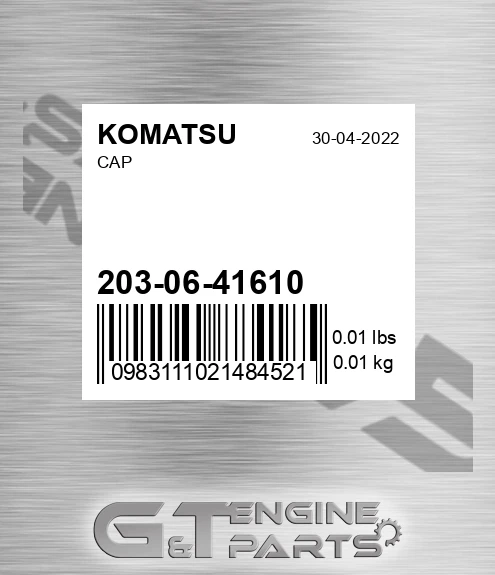 203-06-41610 Cap