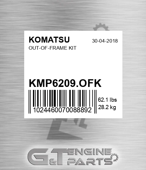 KMP6209.OFK Out-of-frame Kit for KOMATSU
