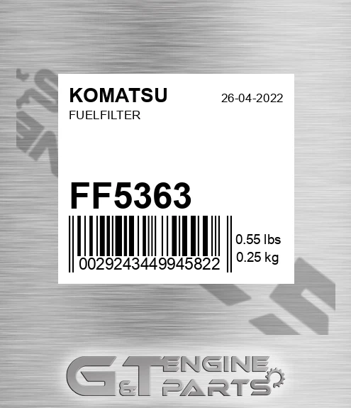 FF5363 Fuelfilter