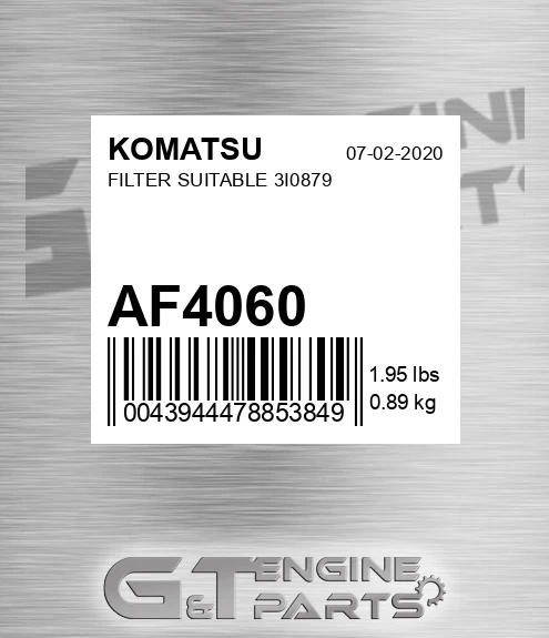 AF4060 Filter Suitable 3i0879