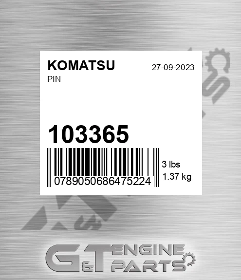 103365 Pin