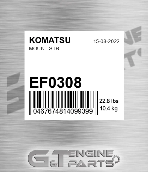 EF0308 KOMATSU Mount Str