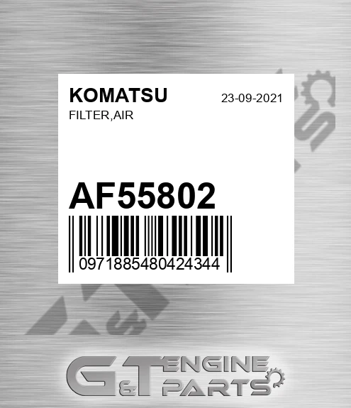 AF55802 KOMATSU Filter,air