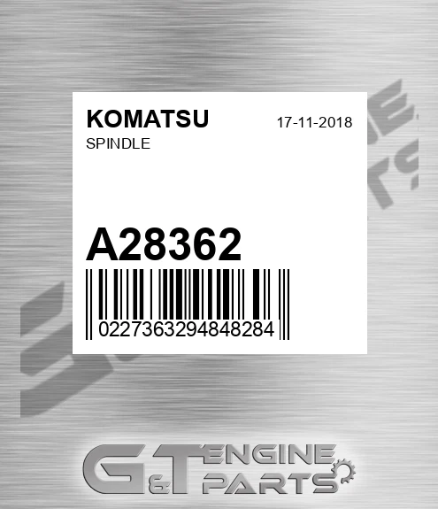A28362 KOMATSU Spindle