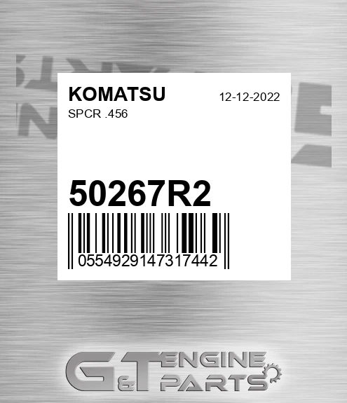 50267R2 Spcr .456