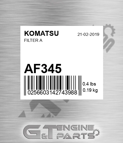 AF345 Filter A