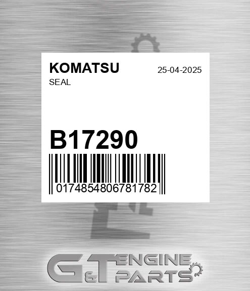 B17290 Seal