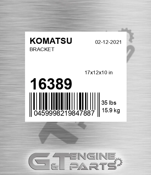 16389 Bracket for KOMATSU