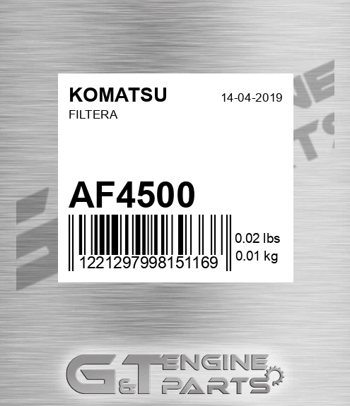 AF4500 Filtera