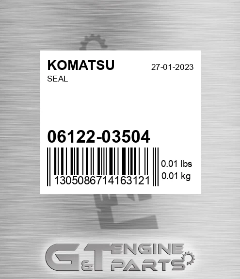 06122-03504 Seal for KOMATSU