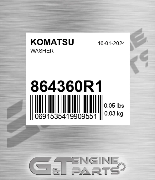 864360R1 Washer