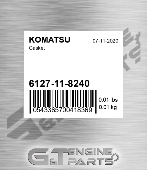 6127-11-8240 Gasket for KOMATSU