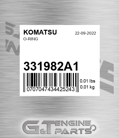 331982A1 O-ring