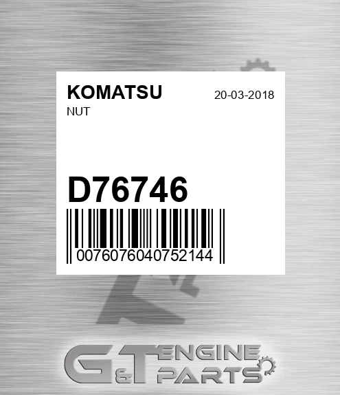 D76746 Nut
