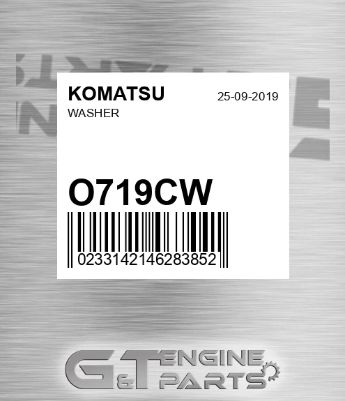 O719CW KOMATSU Washer