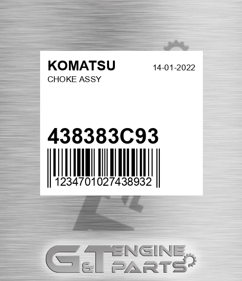 438383C93 Choke Assy