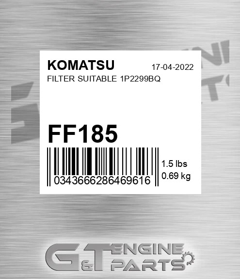 FF185 Filter Suitable 1p2299bq