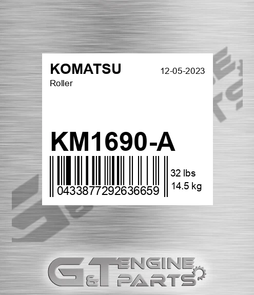 KM1690-A Roller for KOMATSU