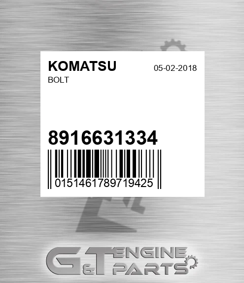 8916631334 Bolt
