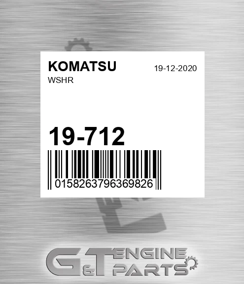 19-712 Wshr for KOMATSU