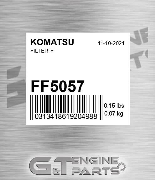 FF5057 KOMATSU Filter-f