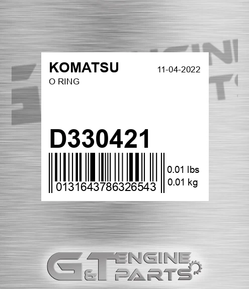 D330421 O Ring