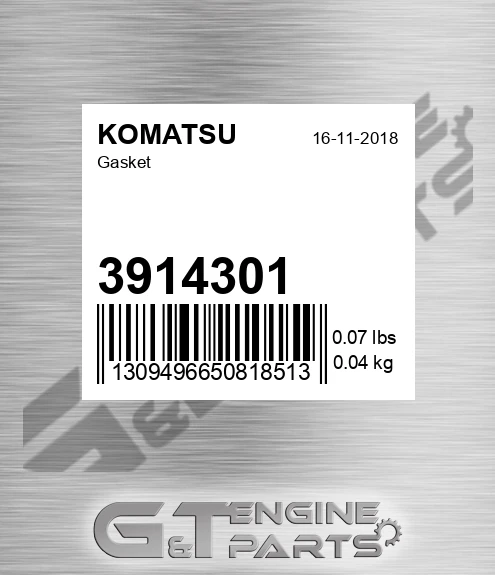3914301 Gasket
