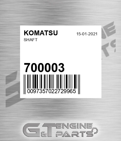 700003 Shaft
