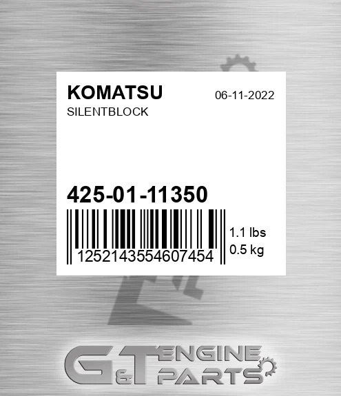 425-01-11350 Silentblock for KOMATSU