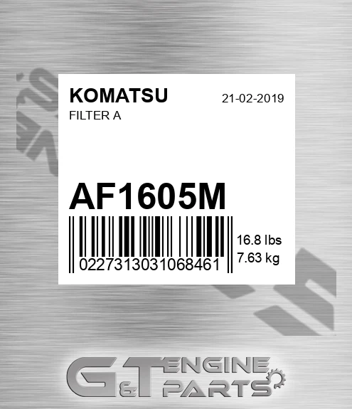 AF1605M Filter A