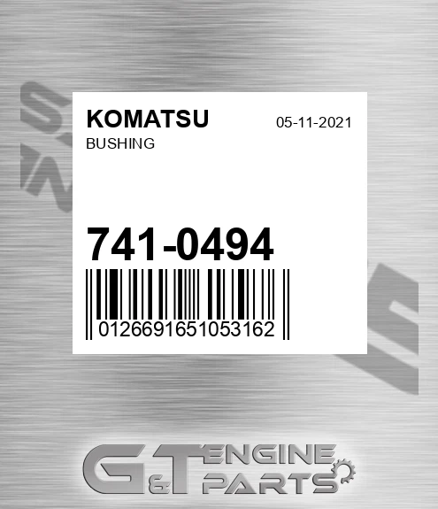 741-0494 Bushing for KOMATSU