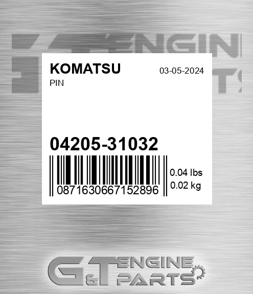 04205-31032 Pin