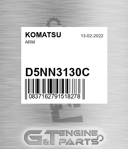 D5NN3130C Arm for KOMATSU