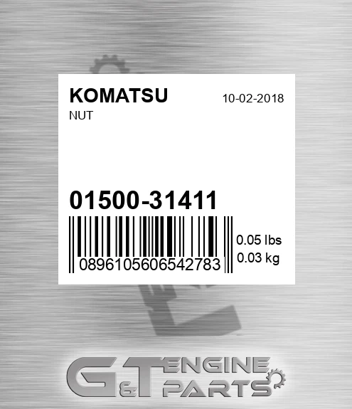01500-31411 Nut