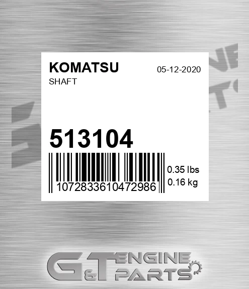 513104 Shaft