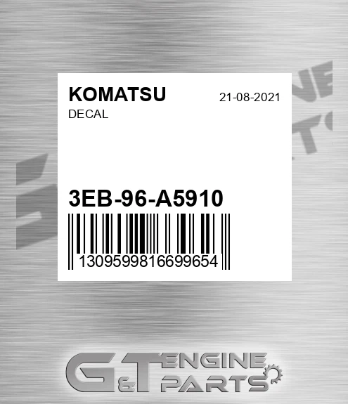 3EB-96-A5910 Decal
