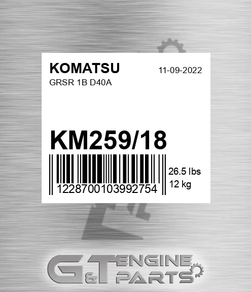 KM259/18 Grsr 1b D40a for KOMATSU