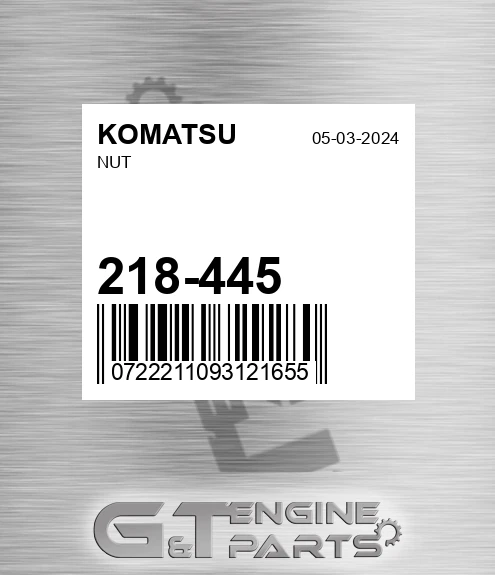 218-445 Nut