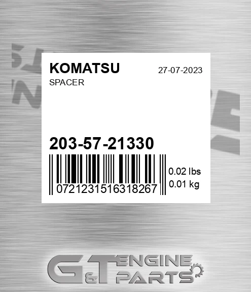 203-57-21330 Spacer