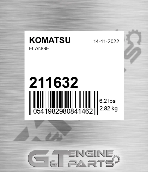 211632 Flange for KOMATSU