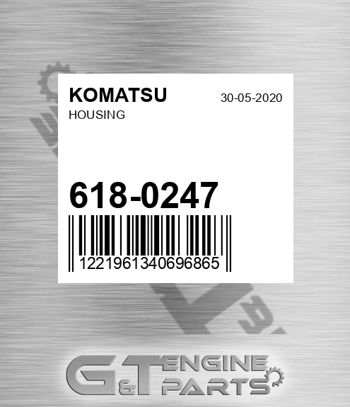 618-0247 Housing for KOMATSU