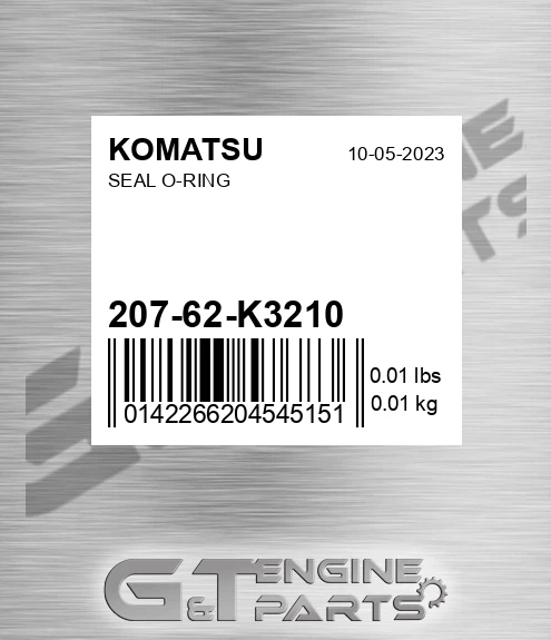 207-62-K3210 Seal O-ring for KOMATSU